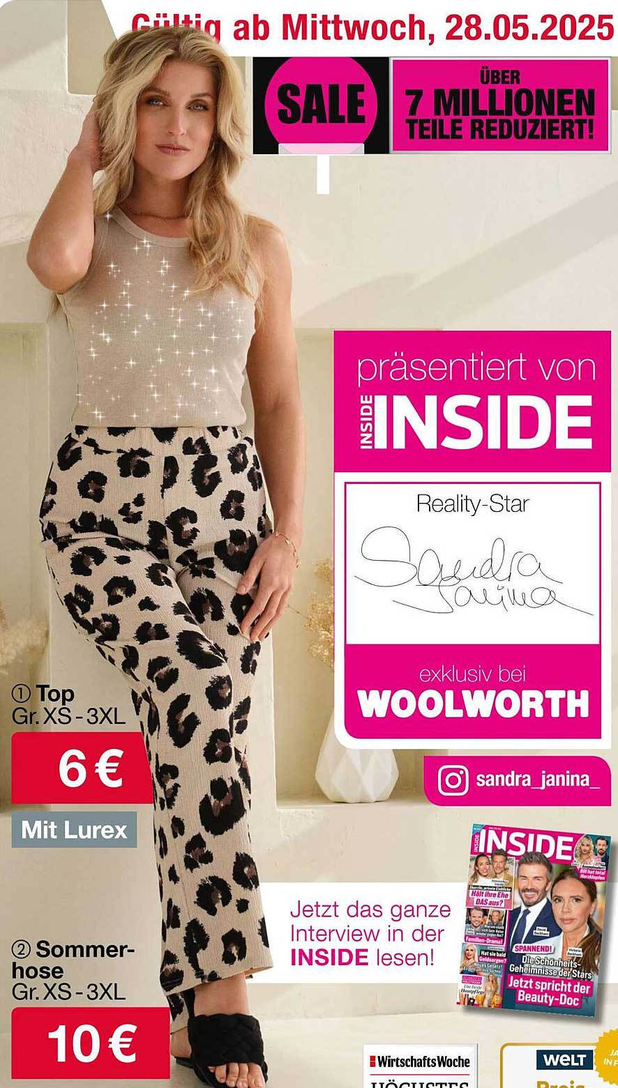 Top mit Lurex - exklusiv bei Woolworth