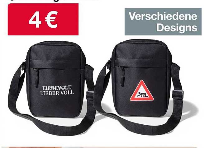 Verschiedene Designs Umhängetasche für nur 4 €