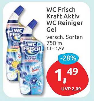 WC Frisch Kraft Aktiv WC Reiniger Gel - 750 ml