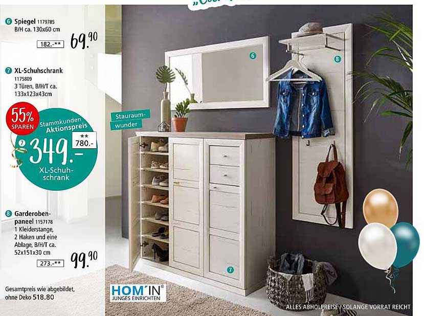 XL-Schuhschrank - Aktionspreis