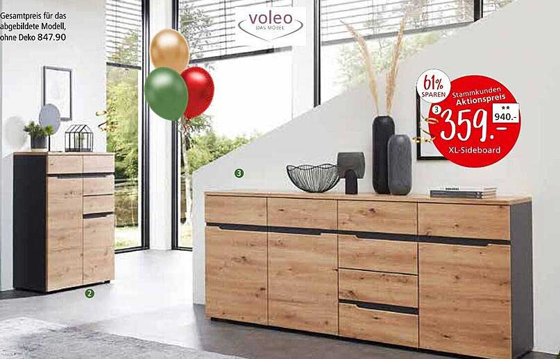 XL-Sideboard - Aktion von Zurbrüggen