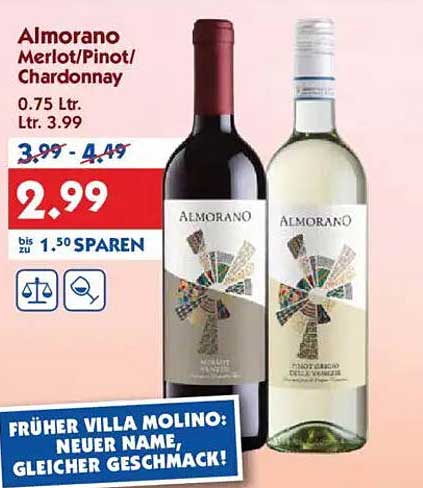 Almorano Merlot/Pinot/Chardonnay 0.75 L