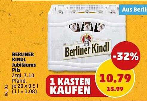 BERLINER KINDL Jubiläums Pils - Der Kasten für erlebnisreiche Momente