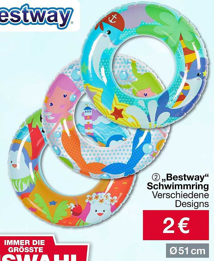 Bestway Schwimmring verschiedene Designs