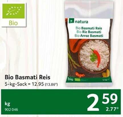 Bio Basmati Reis 5 kg – nur 2,59 €
