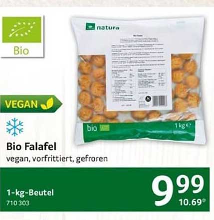 Bio Falafel - vegan, vorfrittiert und gefroren
