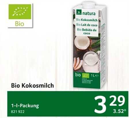 Bio Kokosmilch 1-L-Packung