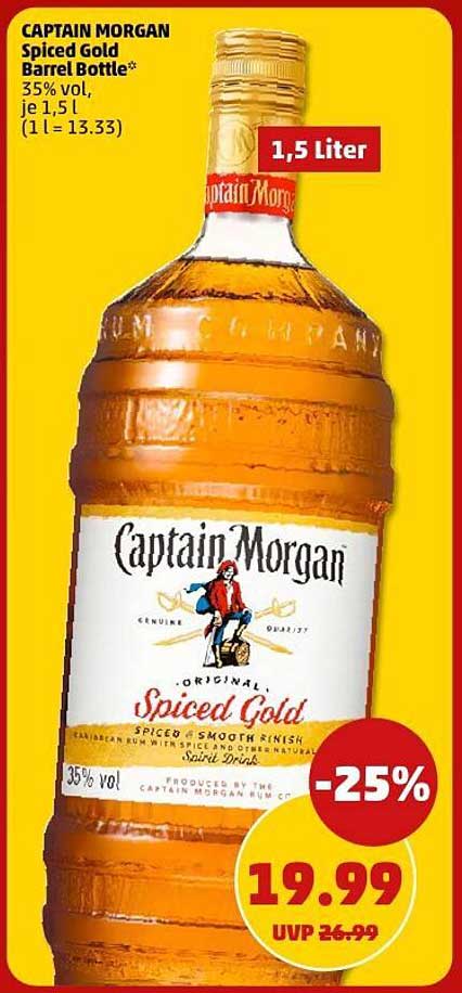Captain Morgan Spiced Gold 1,5 Liter