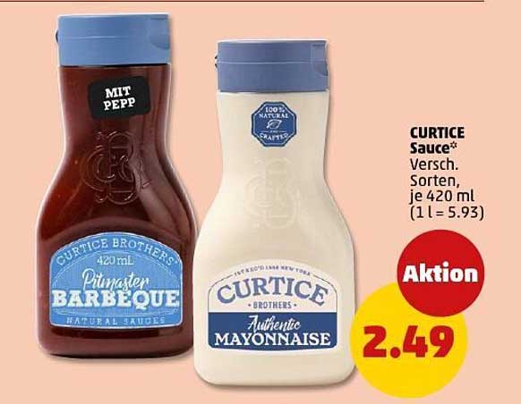 CURTICE Sauce – verschiedene Sorten, je 420 ml