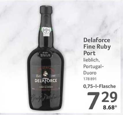 Delaforce Fine Ruby Port 0,75 l