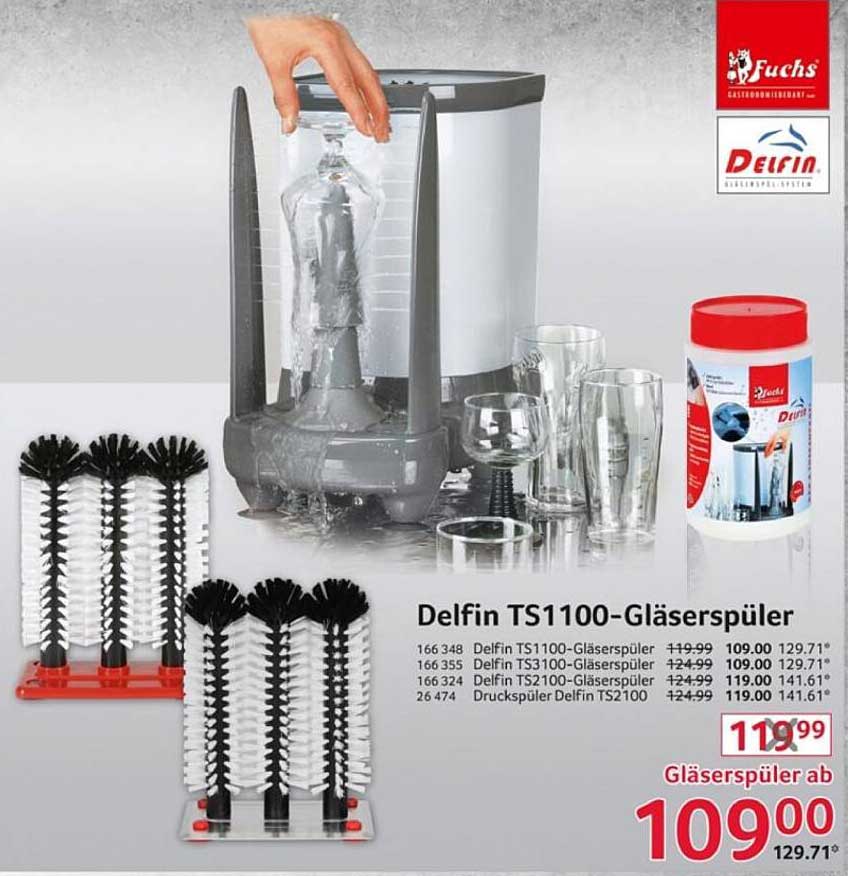 Delfin TS1100-Glässerspüler ab 109,00 €