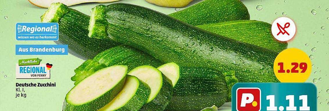 Deutsche Zucchini Kl. I, je kg