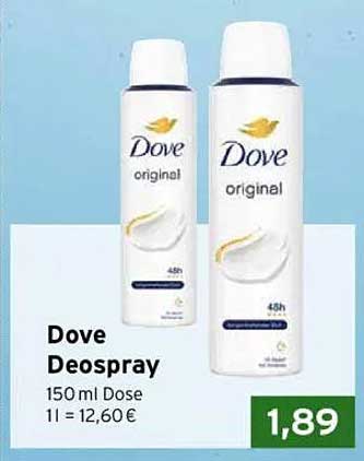 Dove Deospray Original 150 ml