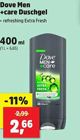 Dove Men +care Duschgel - refreshing Extra Fresh 400 ml