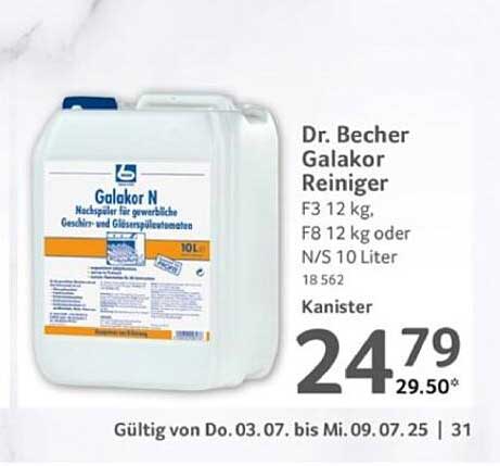 Dr. Becher Galakor Reiniger 10 Liter