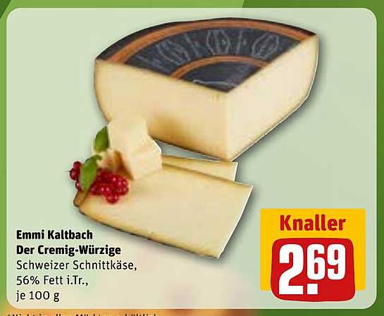Emmi Kaltbach Der Cremig-Würzige Schweizer Schnittkäse