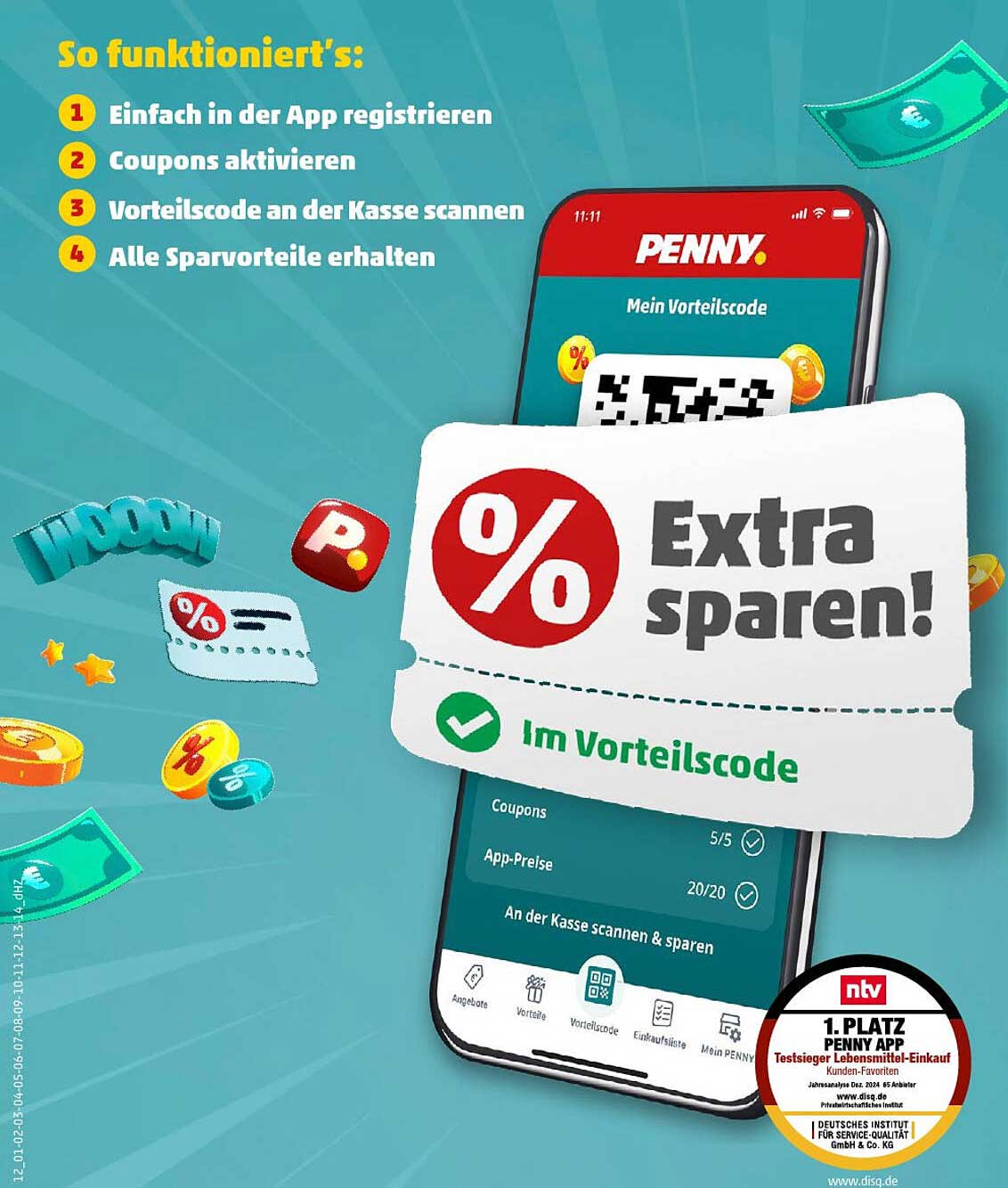 Extra sparen mit dem PENNY Vorteilscode!