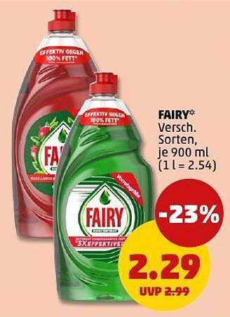 FAIRY Spülmittel, verschieden Sorten, je 900 ml