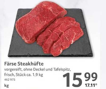 Färse Steakhüfte - vorge-reift, frisch und saftig
