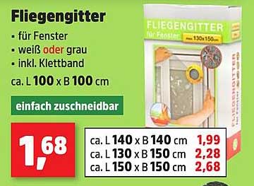 Fliegengitter für Fenster – weiß oder grau
