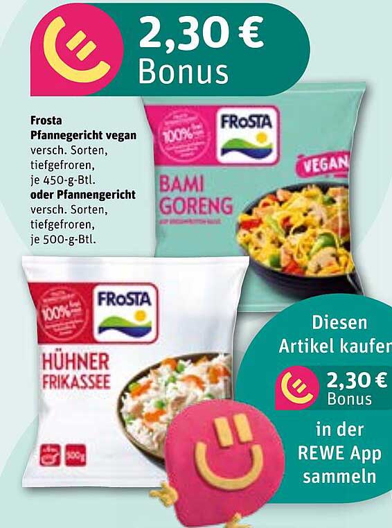 Frosta Pfannengericht vegan oder Pfannengericht, 450 g oder 500 g