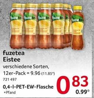 Fuzetea Eistee - Erfrischung pur in verschiedenen Sorten