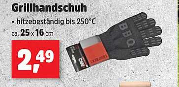 Grillhandschuh - hitzebeständig bis 250°C