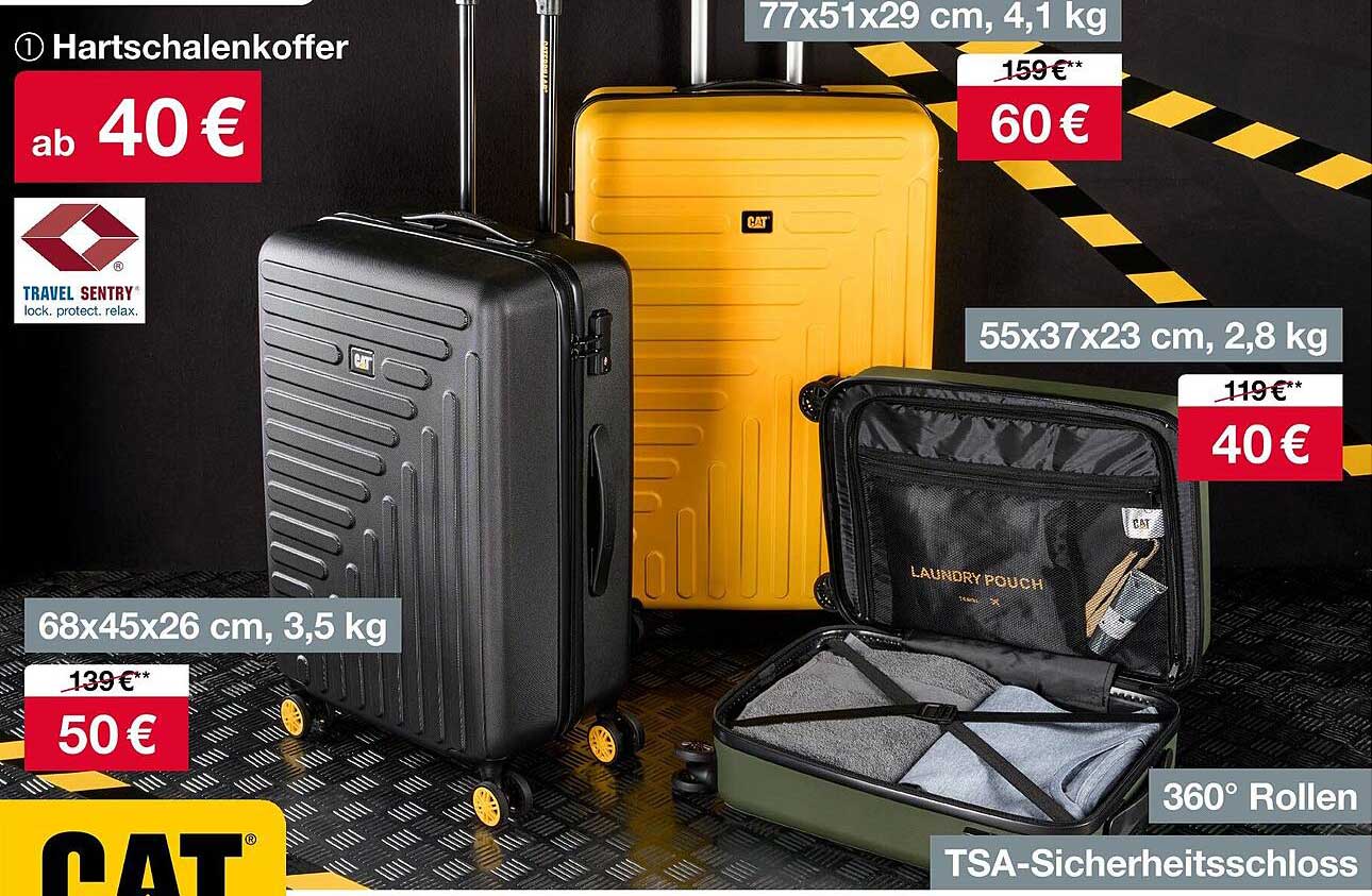 Hartschalenkoffer ab 40 €