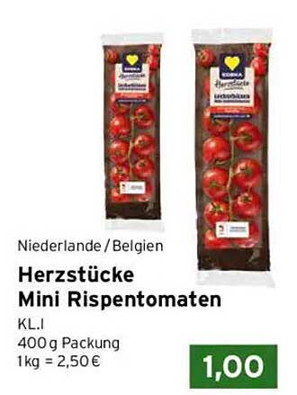 Herzstücke Mini Rispentomaten
