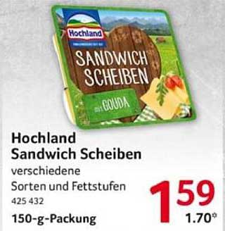 Hochland Sandwich Scheiben - Gouda