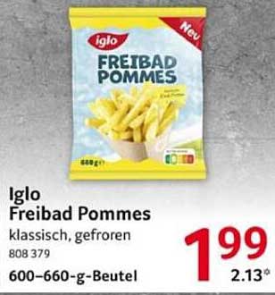 Iglo Freibad Pommes 600-660 g