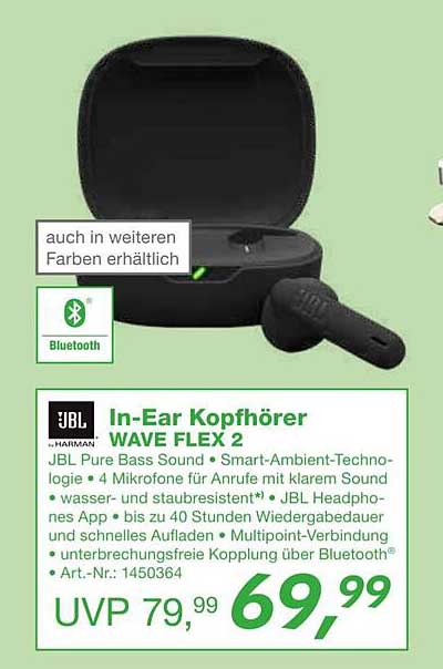 In-Ear Kopfhörer WAVE FLEX 2