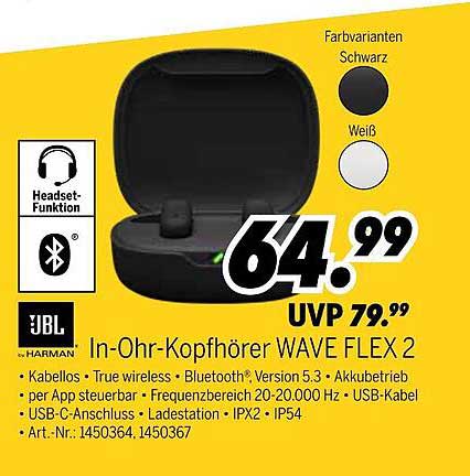 In-Ohr-Kopfhörer WAVE FLEX 2