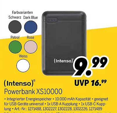 (Intenso) Powerbank XS10000