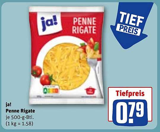 ja! Penne Rigate 500 g