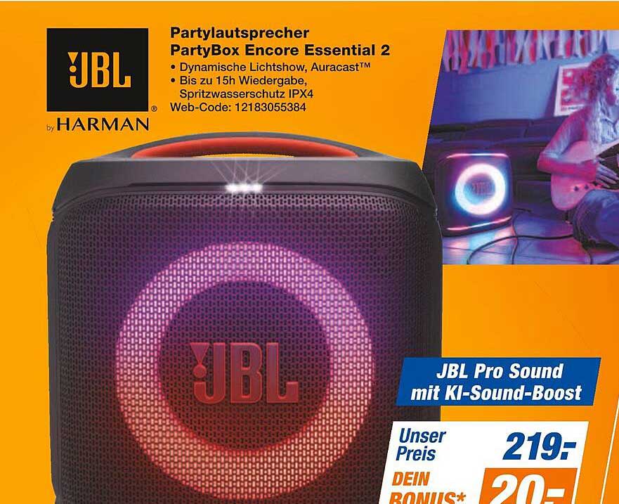 JBL Partylautsprecher PartyBox Encore Essential 2