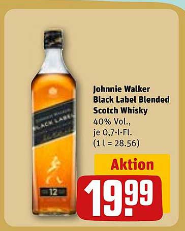 Johnnie Walker Black Label Blended Scotch Whisky 0,7 l