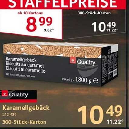 Karamellgebäck 300-Stück-Karton