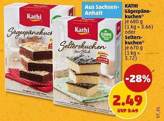 Kathi Sägespänekuchen und Selterkuchen - Leckere Backmischungen aus Sachsen-Anhalt