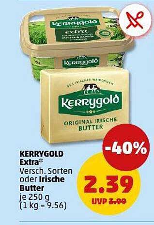 KERRYGOLD Extra* Versch. Sorten oder Irische Butter je 250 g