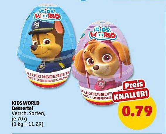 KIDS WORLD Dessert mit Überraschung