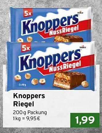 Knoppers NussRiegel 200 g Packung