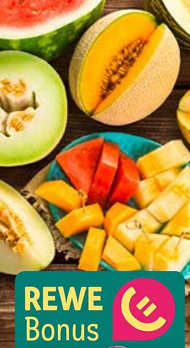 Köstliche Melonenvielfalt im REWE-Prospekt