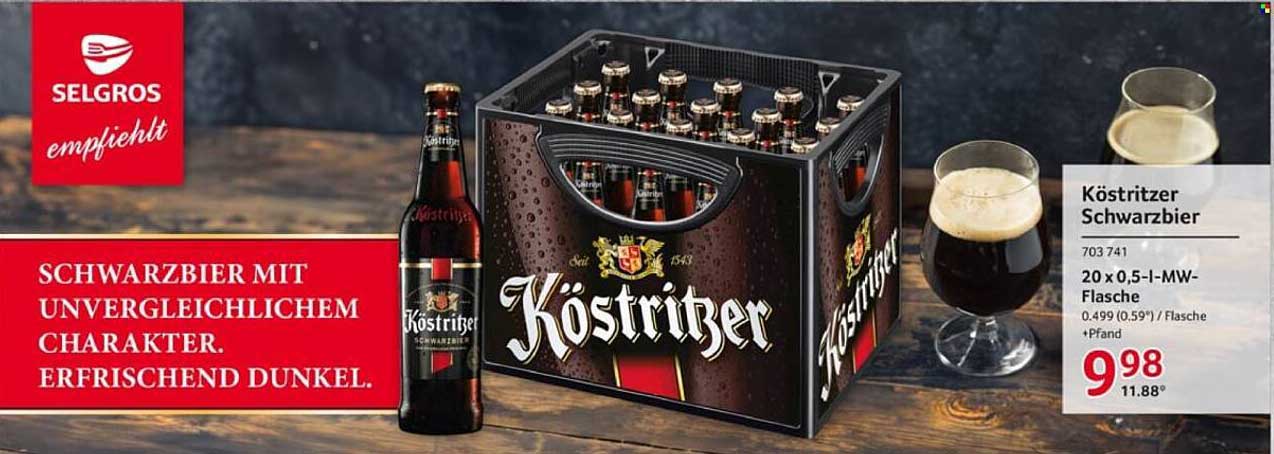 Köstritzer Schwarzbier 20 x 0,5 l