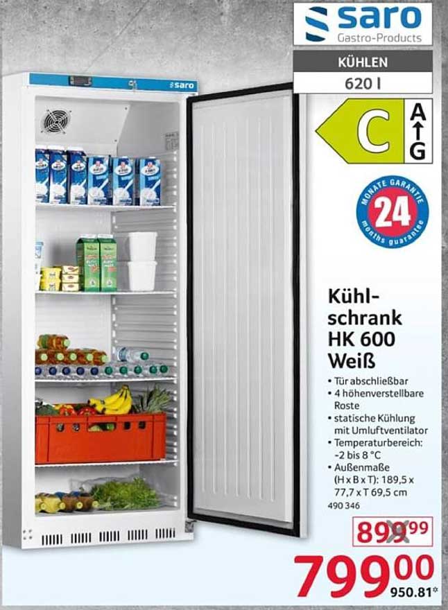 Kühlschrank HK 600 Weiß