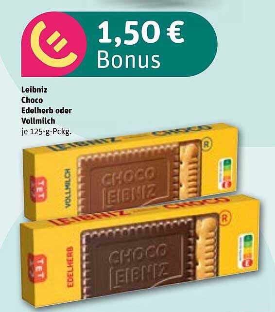 Leibniz Choco Edelherb oder Vollmilch 125 g