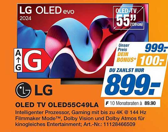 LG OLED TV 2024 55 Zoll (139 cm)