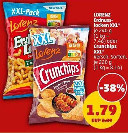 Lorenz Erdnusslocken XXL und Crunchips XXL