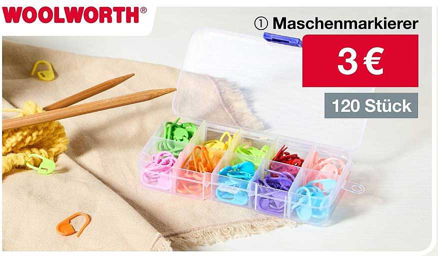 Maschenmarkierer 120 Stück für 3 €