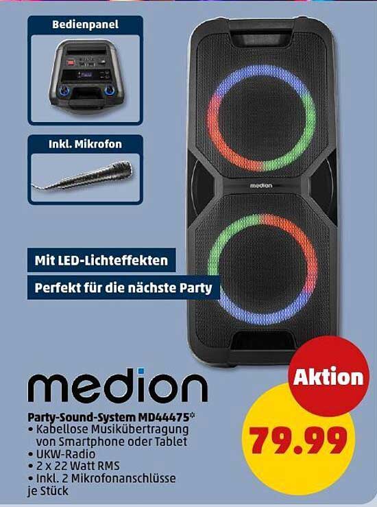 medion Party-Sound-System MD44475*